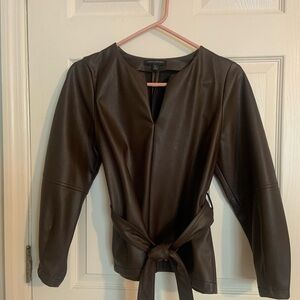 Banana Republic vegan leather top